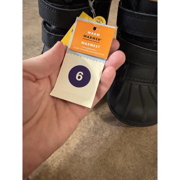 Cat & Jack - Denver Winter Boots - Insulated Snow Boots ,Size 6 - Picture 7 of 9